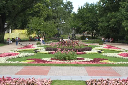 Bigger view of TerraCottem Universal in flower beds, Riga, Latvia.