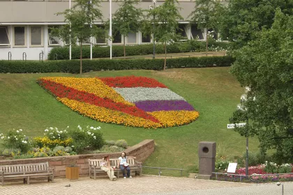 Bigger view of TerraCottem Universal in flower beds, Pforzheim, Germany.