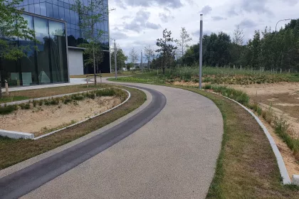 Bigger view of Aanleg parking in grindgazon met TerraCottem Turf