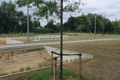 Bigger view of Aanleg parking in grindgazon met TerraCottem Turf