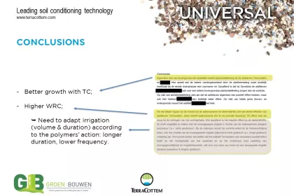 Bigger view of Optimising water retention capacity of growing media  used in vertical gardening