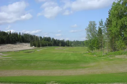 Bigger view of TerraCottem soil conditioning technology at Vuosaari Golf, Finland.