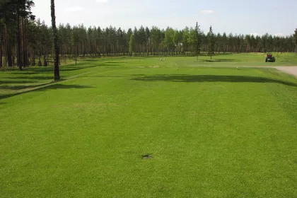 Bigger view of TerraCottem soil conditioning technology at Vierumäki Golf, Finland.