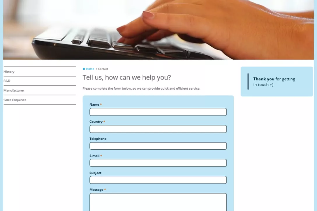 Our new and improved website is online !